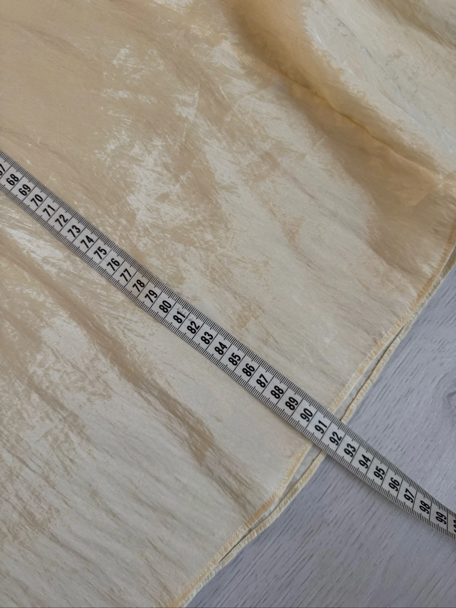 Bimba Y Lola conjunto de dos piezas de satén color crema talla 40 – photo 9